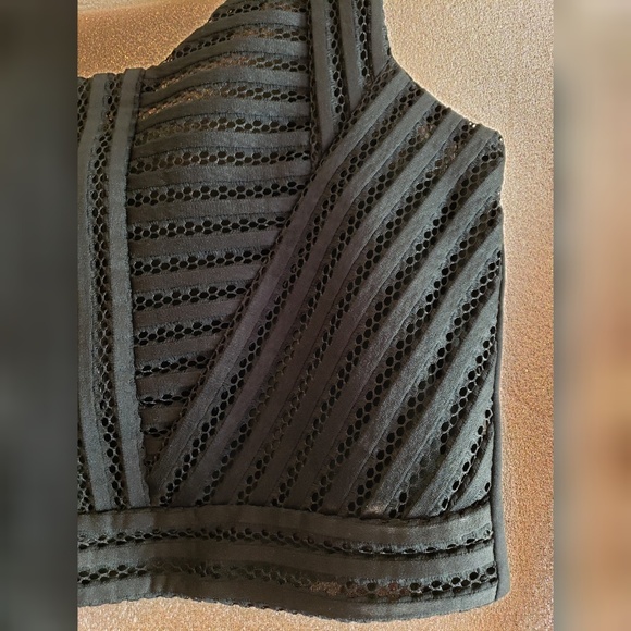 TFNC Crop Top Black - Picture 3 of 8